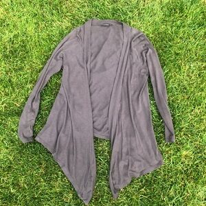 Express grey lightweight cardigan